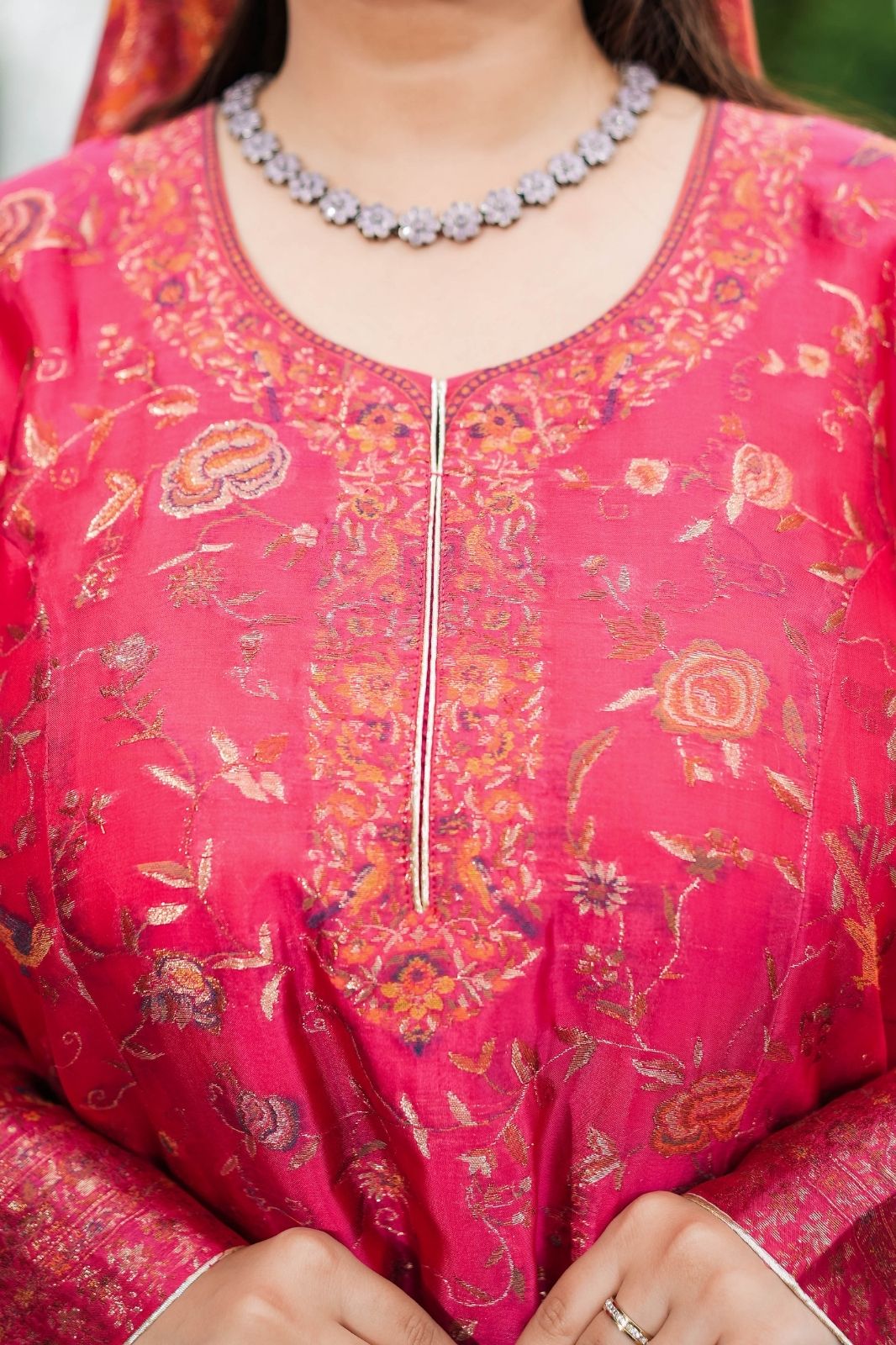 Pink Floral Suit Set