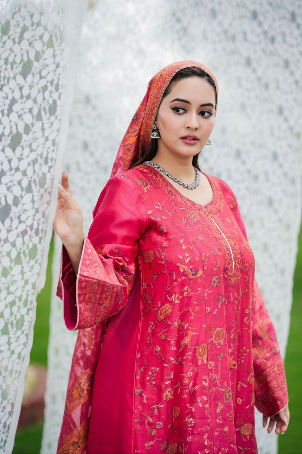 Pink Floral Suit Set