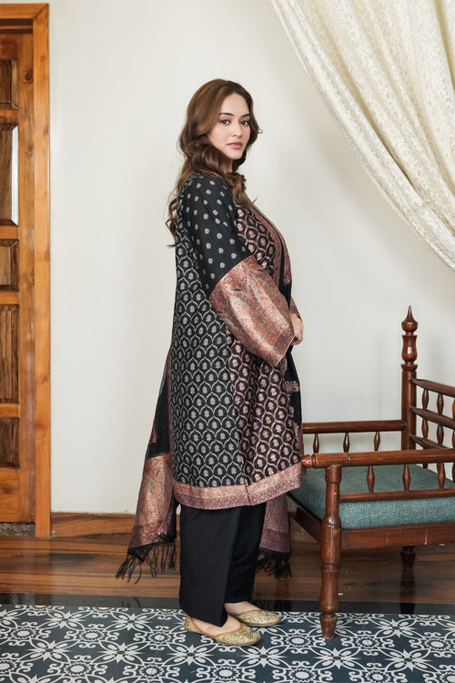 Elegant Black Suit Set