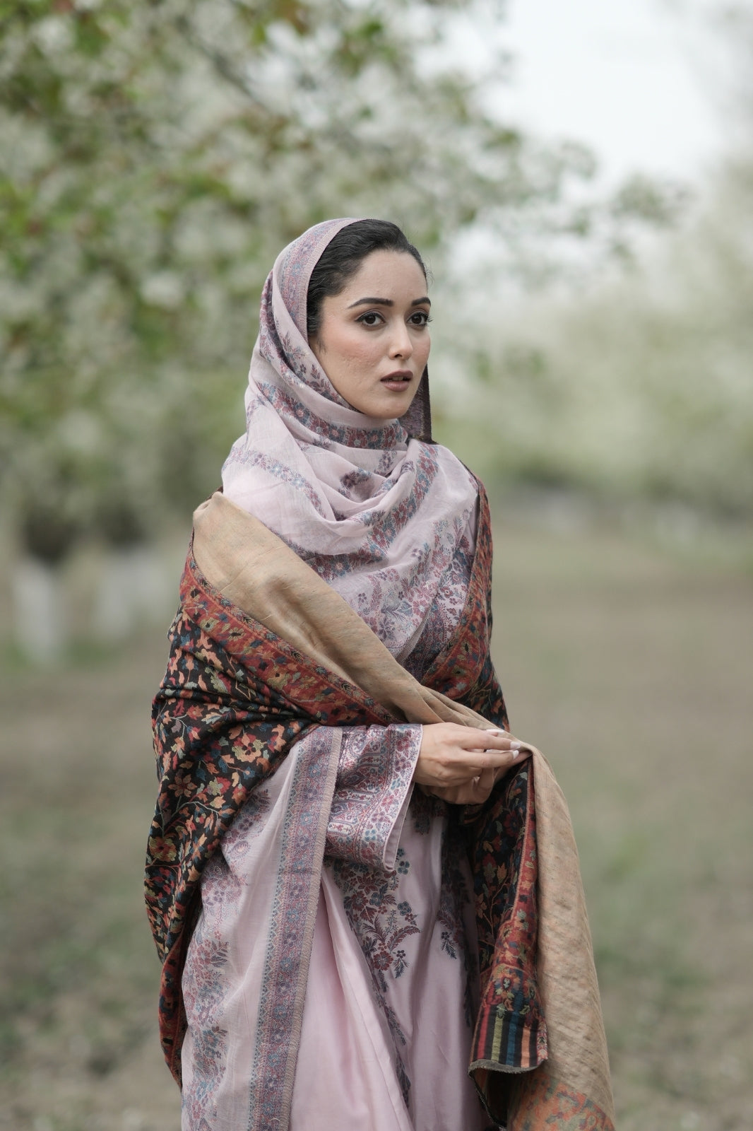 Reversible Kani Zari Shawl