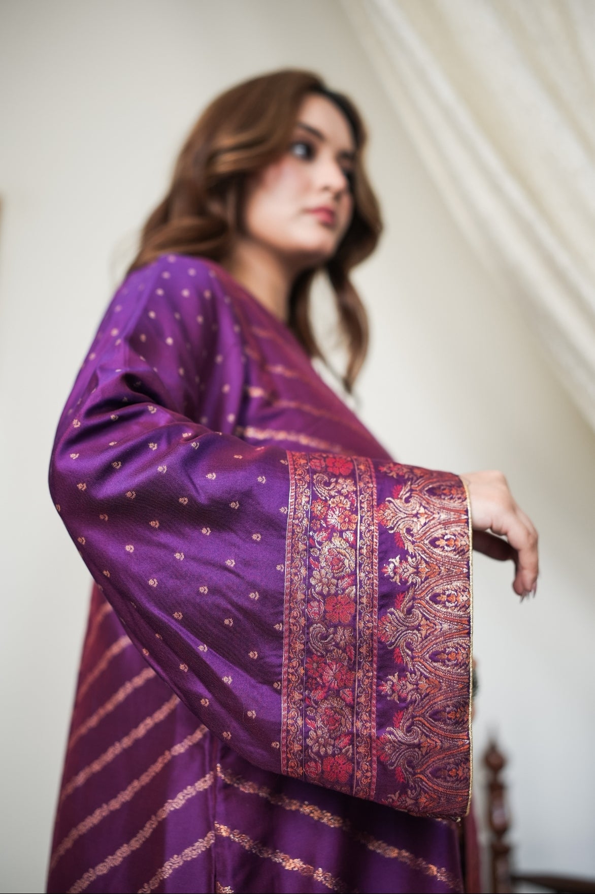 Plum Heritage Suit Set
