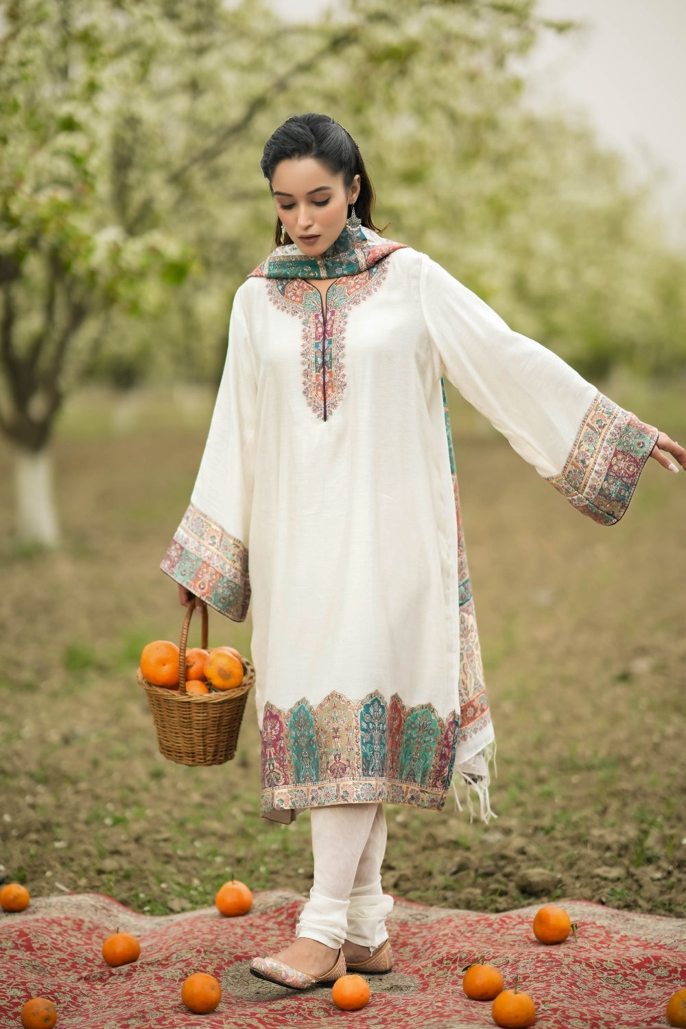 Antique Multi Border Suit
