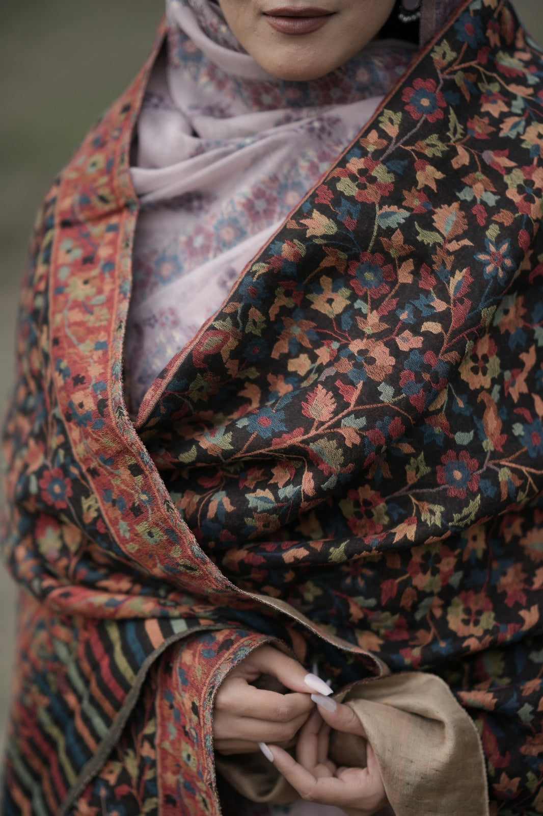 Reversible Kani Zari Shawl