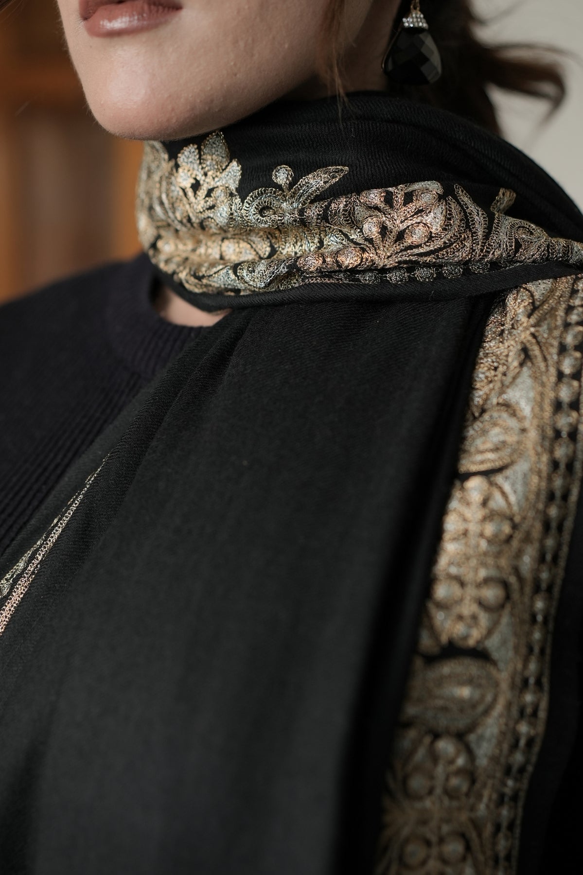 Tilla Border Shawl
