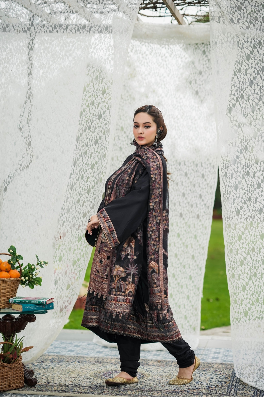 Modern Kani Shikargah Suit