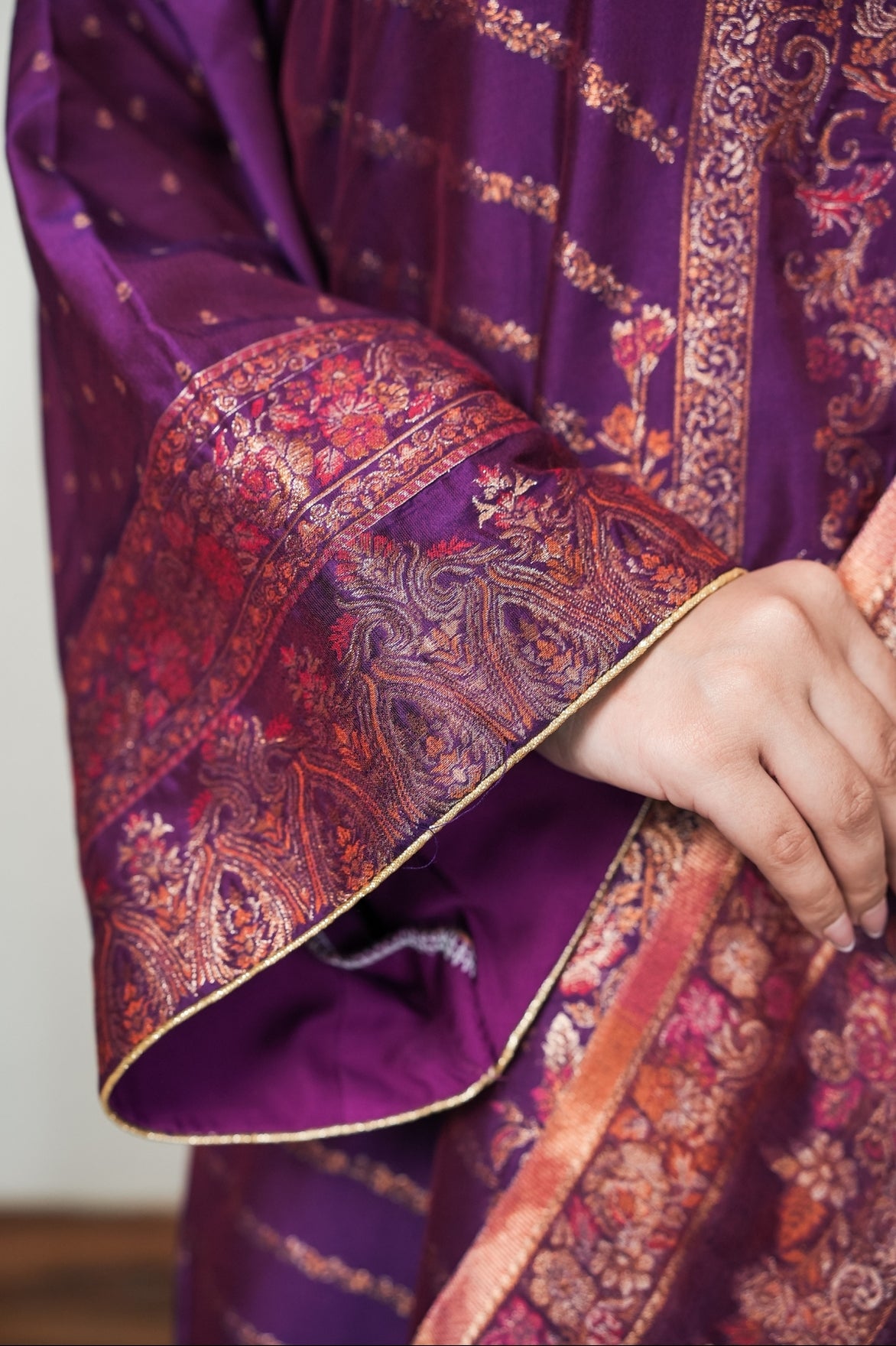 Plum Heritage Suit Set