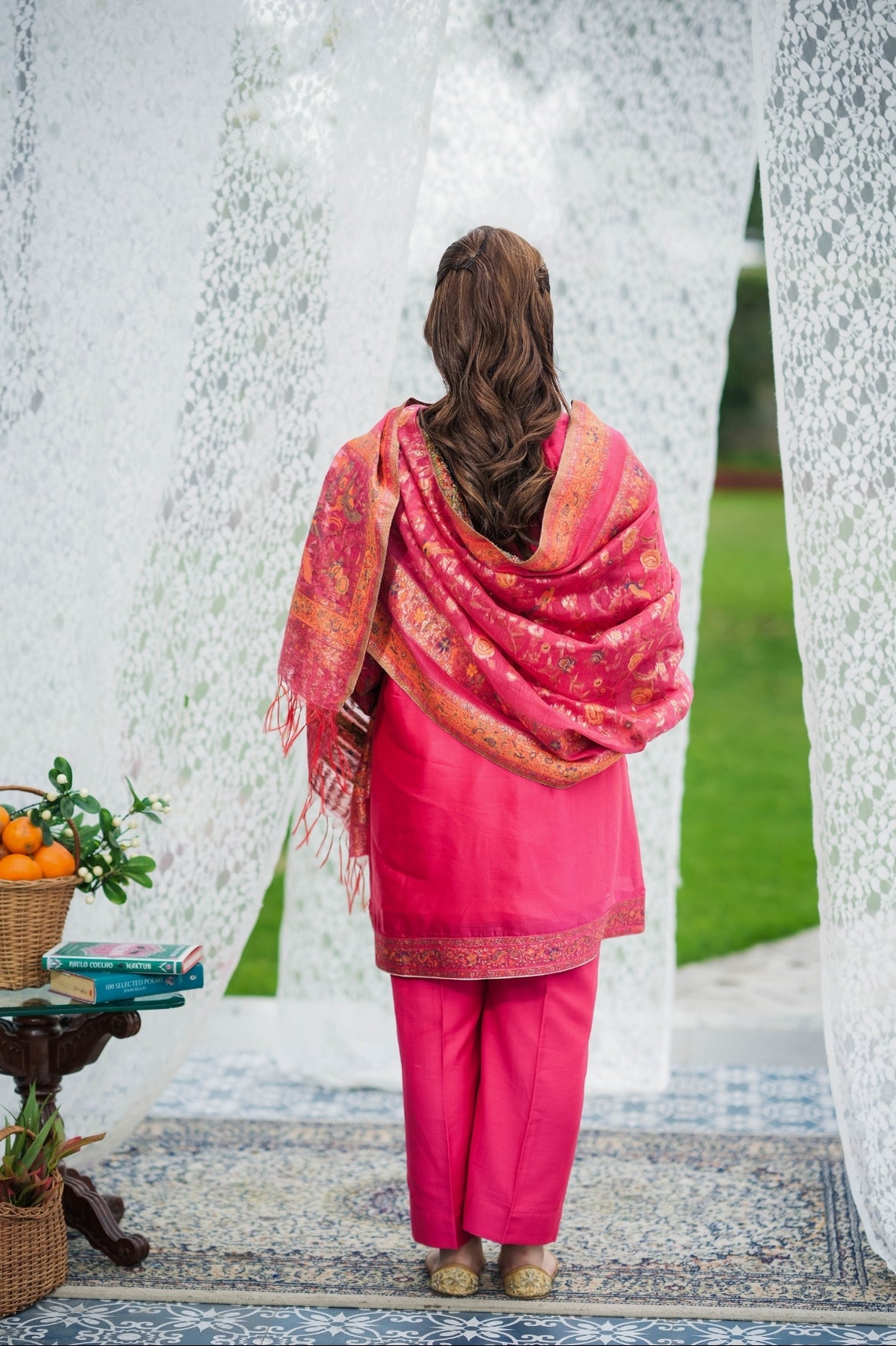 Pink Floral Suit Set