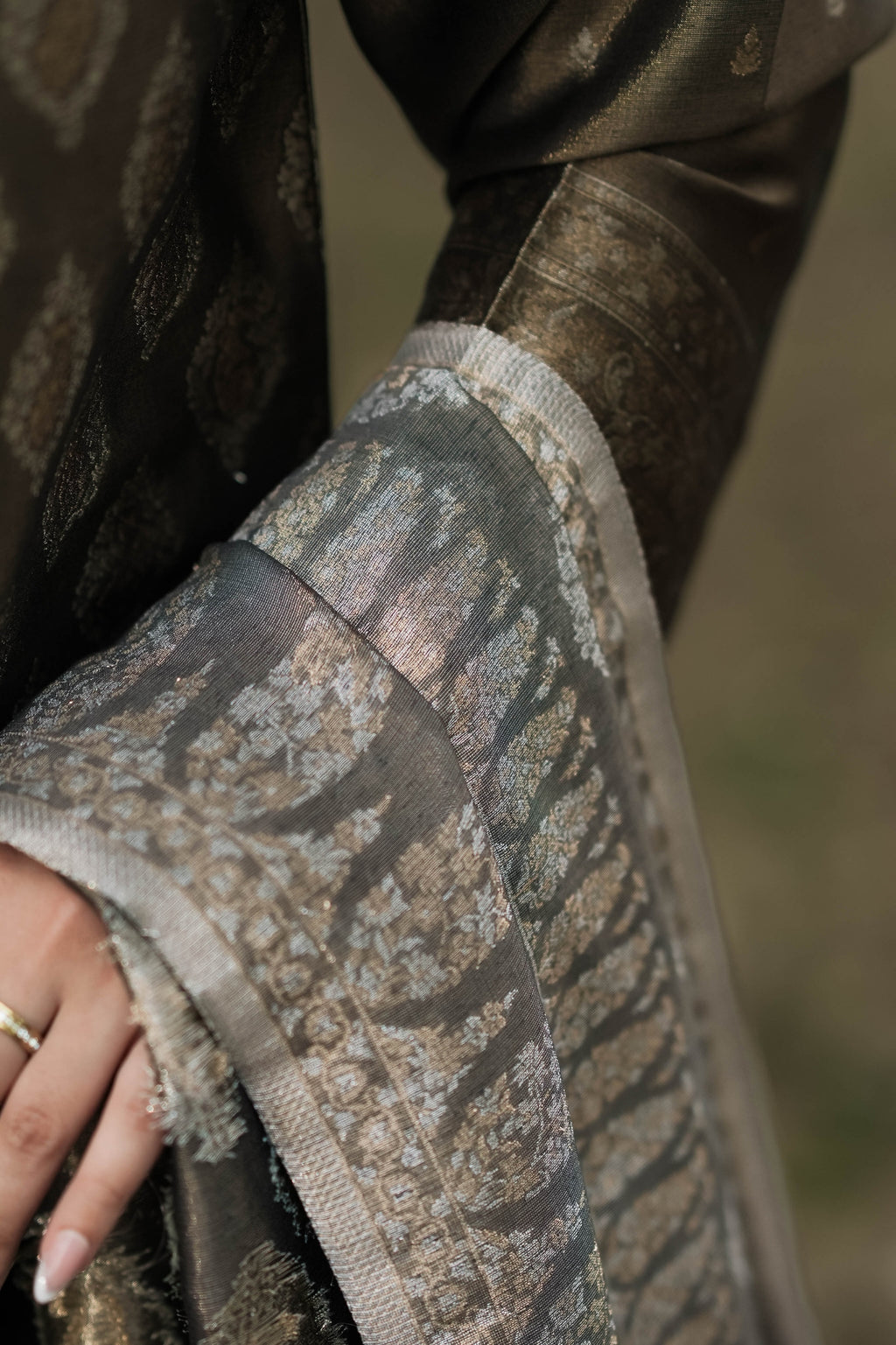Ash Gold Suit Set
